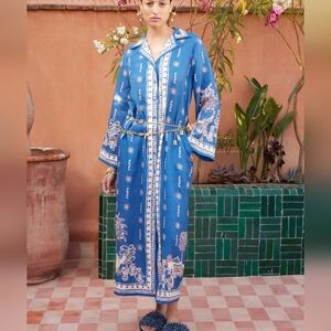 ALEMAIS acacia shirtdress